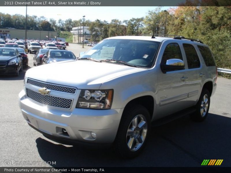 Silver Ice Metallic / Ebony 2013 Chevrolet Tahoe LT 4x4