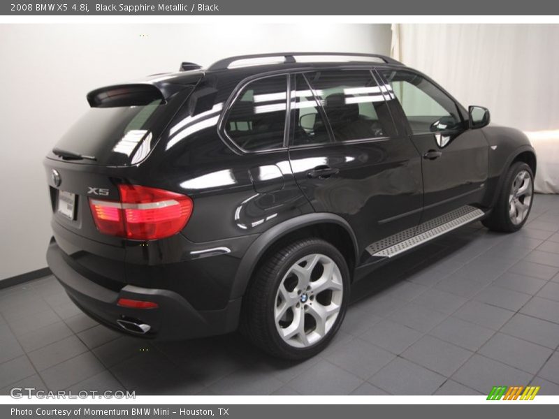 Black Sapphire Metallic / Black 2008 BMW X5 4.8i