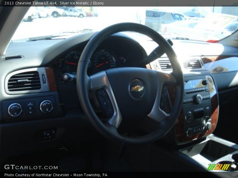 Silver Ice Metallic / Ebony 2013 Chevrolet Tahoe LT 4x4