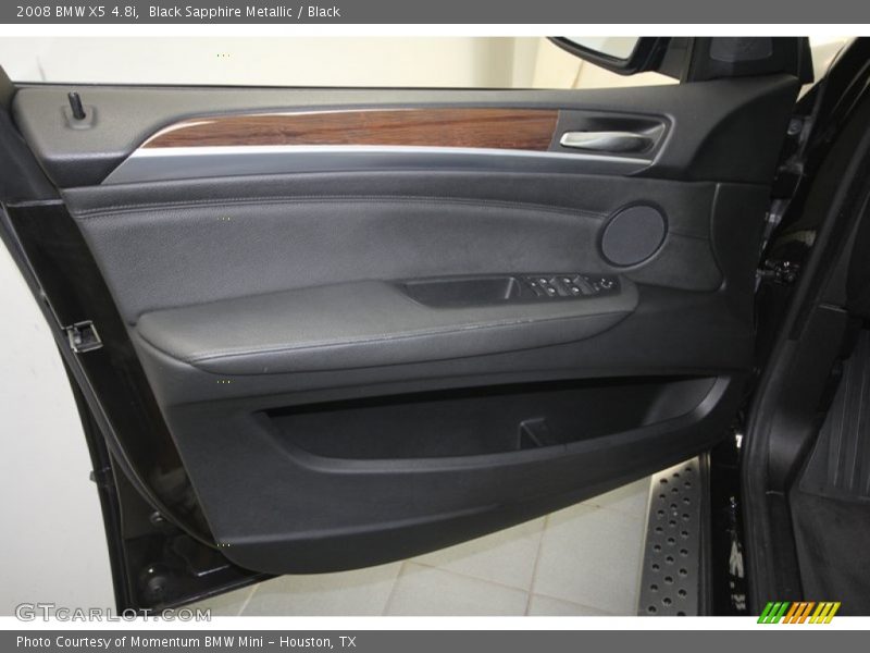 Black Sapphire Metallic / Black 2008 BMW X5 4.8i