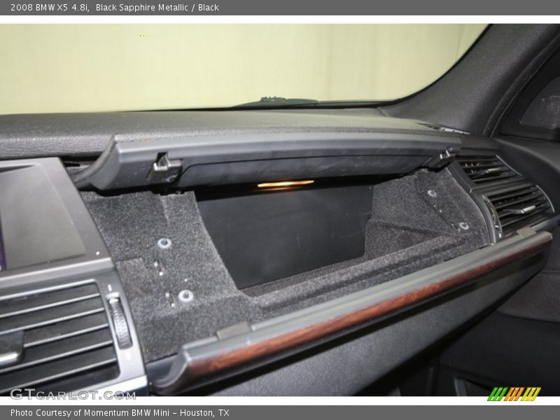 Black Sapphire Metallic / Black 2008 BMW X5 4.8i