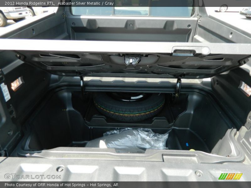 Alabaster Silver Metallic / Gray 2012 Honda Ridgeline RTL