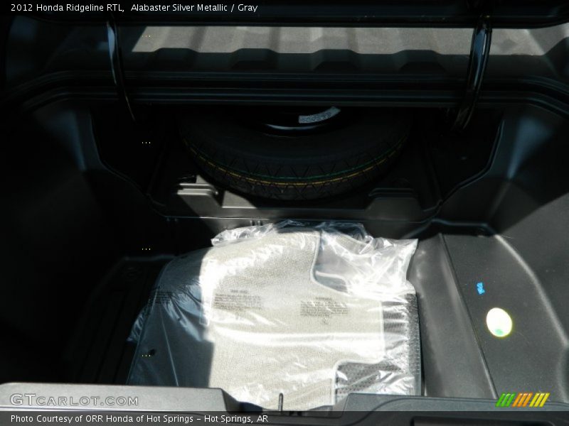 Alabaster Silver Metallic / Gray 2012 Honda Ridgeline RTL