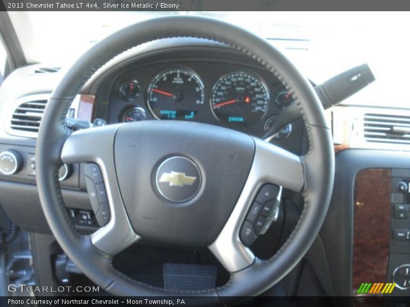 Silver Ice Metallic / Ebony 2013 Chevrolet Tahoe LT 4x4