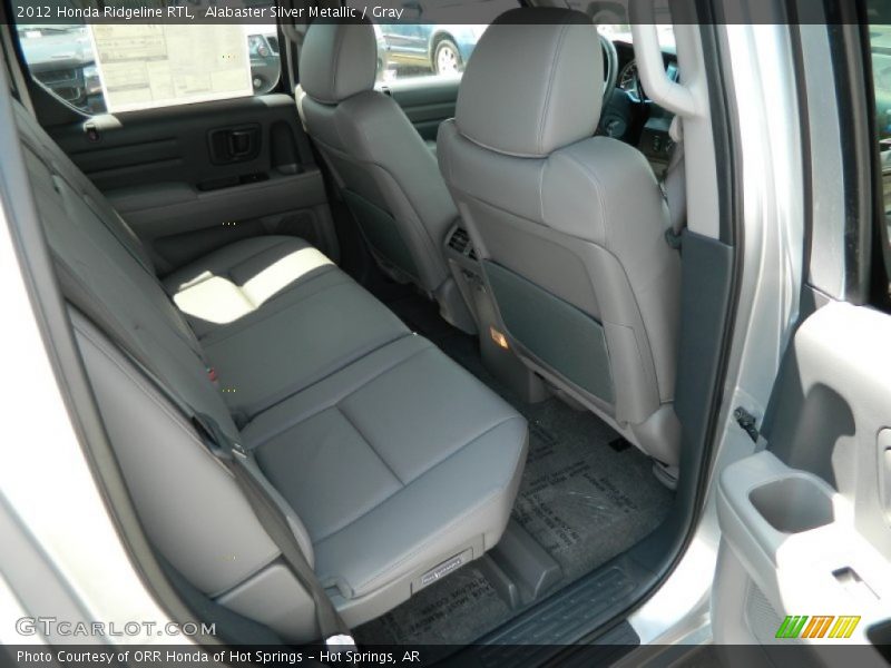 Alabaster Silver Metallic / Gray 2012 Honda Ridgeline RTL