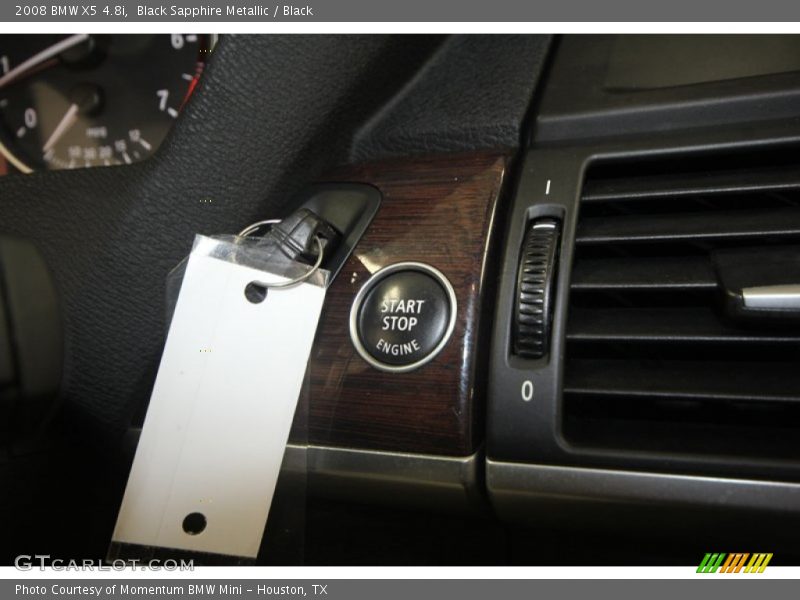 Black Sapphire Metallic / Black 2008 BMW X5 4.8i