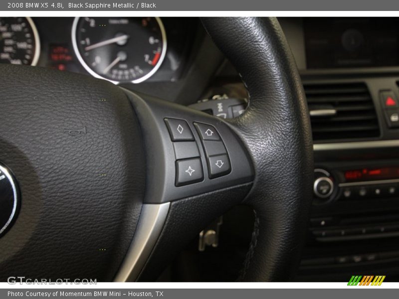Black Sapphire Metallic / Black 2008 BMW X5 4.8i