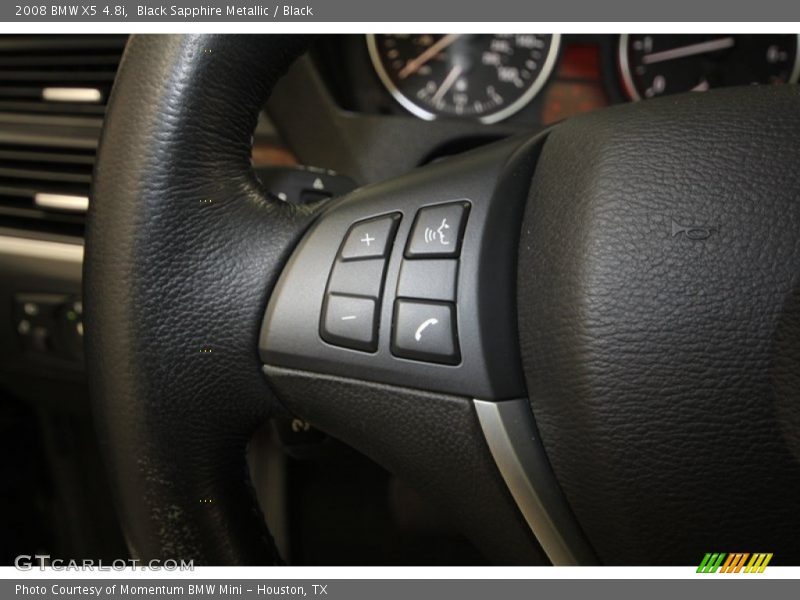Black Sapphire Metallic / Black 2008 BMW X5 4.8i
