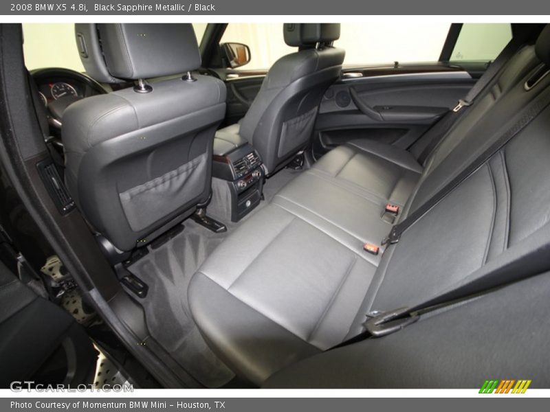 Black Sapphire Metallic / Black 2008 BMW X5 4.8i