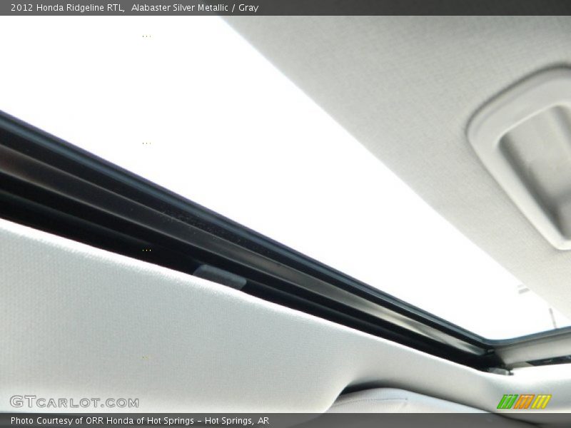 Alabaster Silver Metallic / Gray 2012 Honda Ridgeline RTL