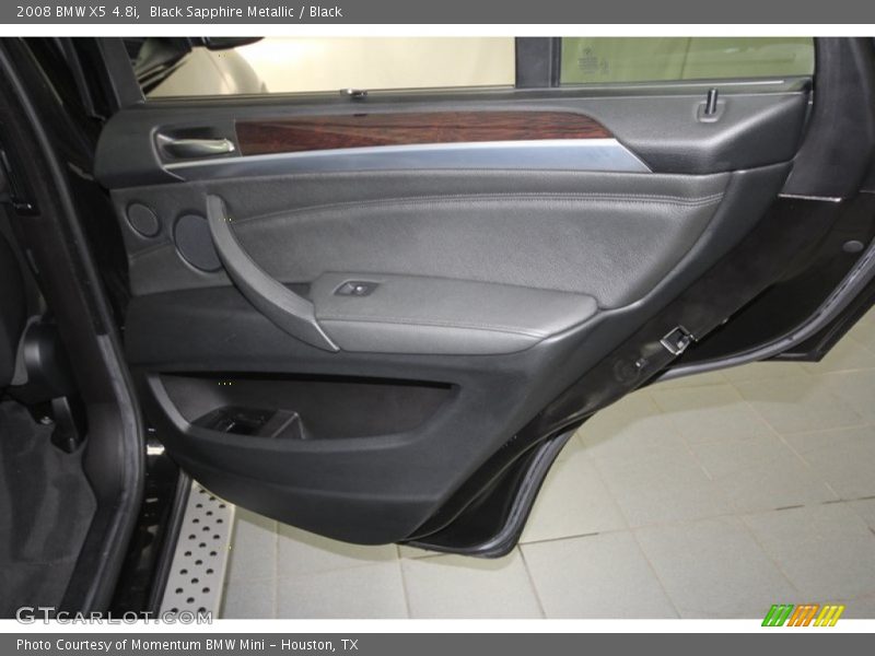 Black Sapphire Metallic / Black 2008 BMW X5 4.8i