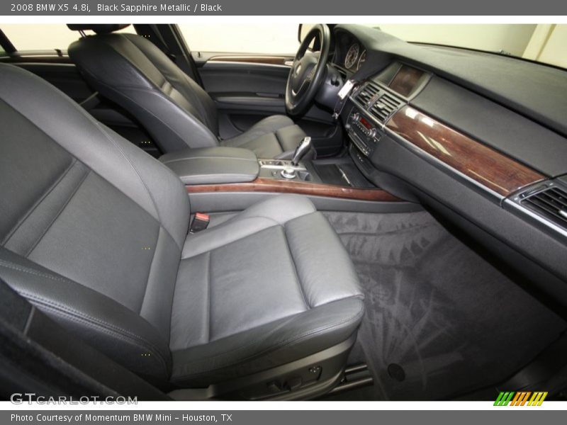 Black Sapphire Metallic / Black 2008 BMW X5 4.8i