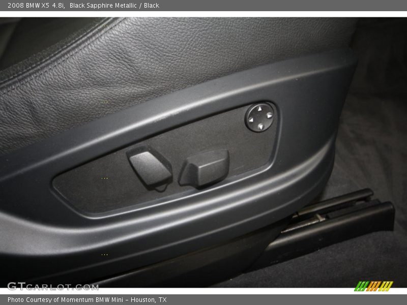 Black Sapphire Metallic / Black 2008 BMW X5 4.8i