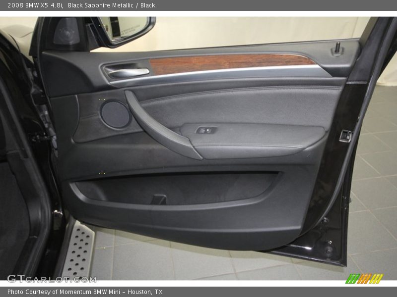 Black Sapphire Metallic / Black 2008 BMW X5 4.8i
