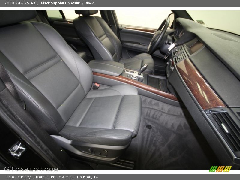 Black Sapphire Metallic / Black 2008 BMW X5 4.8i