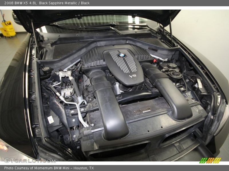 Black Sapphire Metallic / Black 2008 BMW X5 4.8i