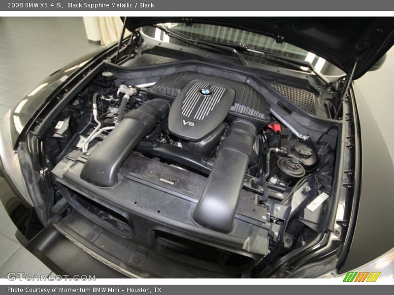 Black Sapphire Metallic / Black 2008 BMW X5 4.8i