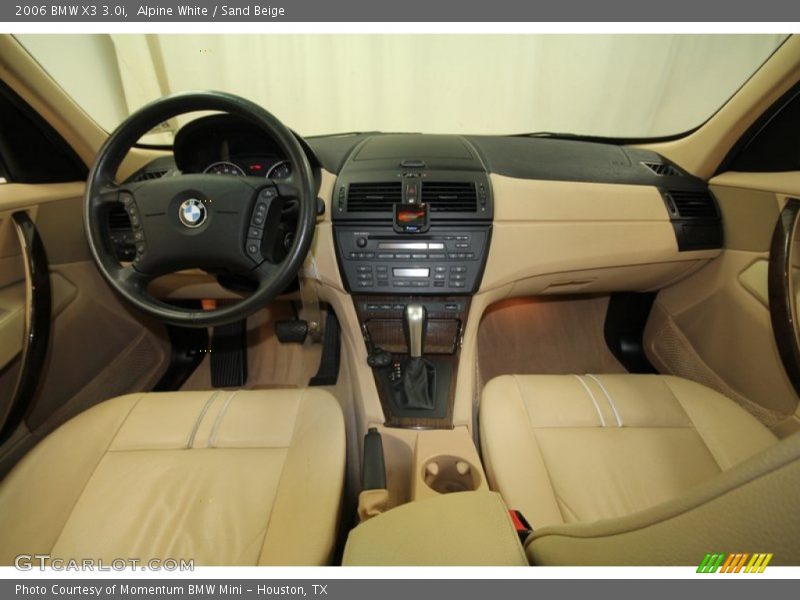 Alpine White / Sand Beige 2006 BMW X3 3.0i