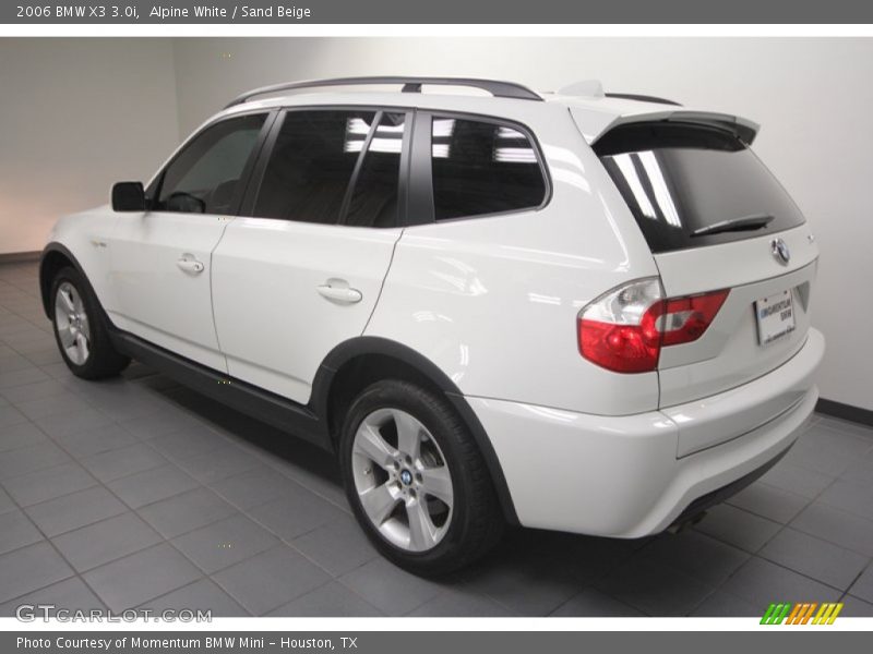 Alpine White / Sand Beige 2006 BMW X3 3.0i