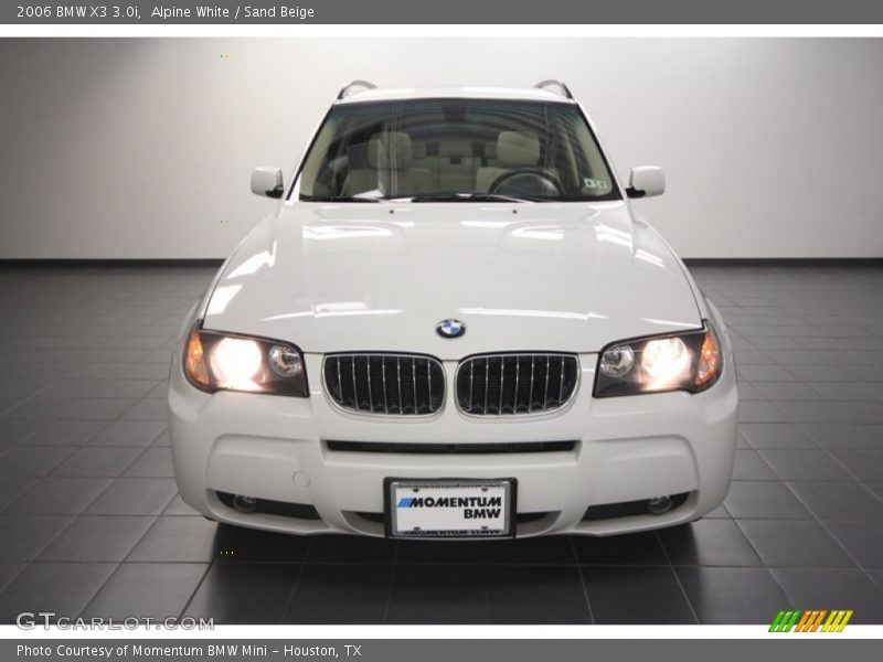 Alpine White / Sand Beige 2006 BMW X3 3.0i