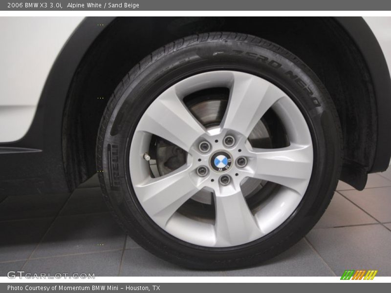 Alpine White / Sand Beige 2006 BMW X3 3.0i