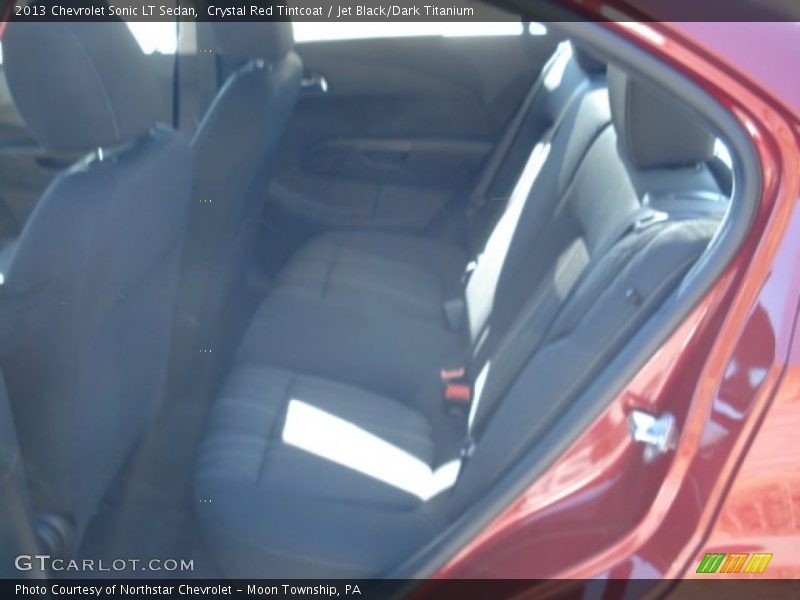 Crystal Red Tintcoat / Jet Black/Dark Titanium 2013 Chevrolet Sonic LT Sedan