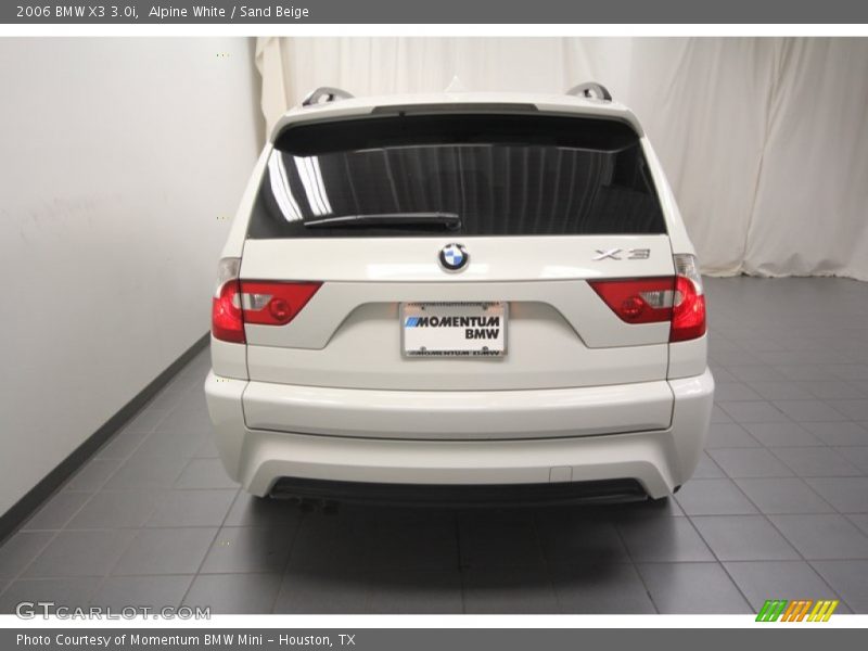 Alpine White / Sand Beige 2006 BMW X3 3.0i