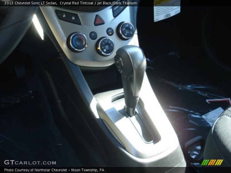 Crystal Red Tintcoat / Jet Black/Dark Titanium 2013 Chevrolet Sonic LT Sedan
