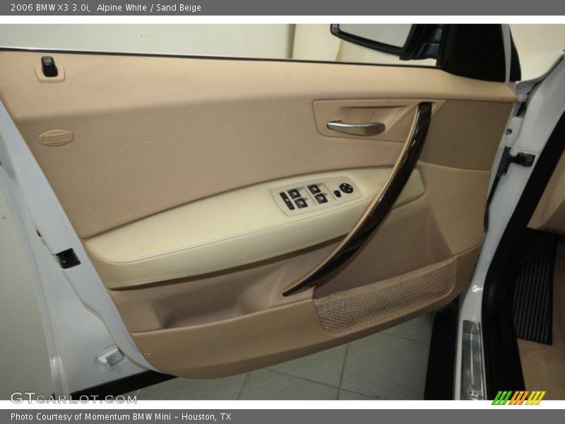 Alpine White / Sand Beige 2006 BMW X3 3.0i