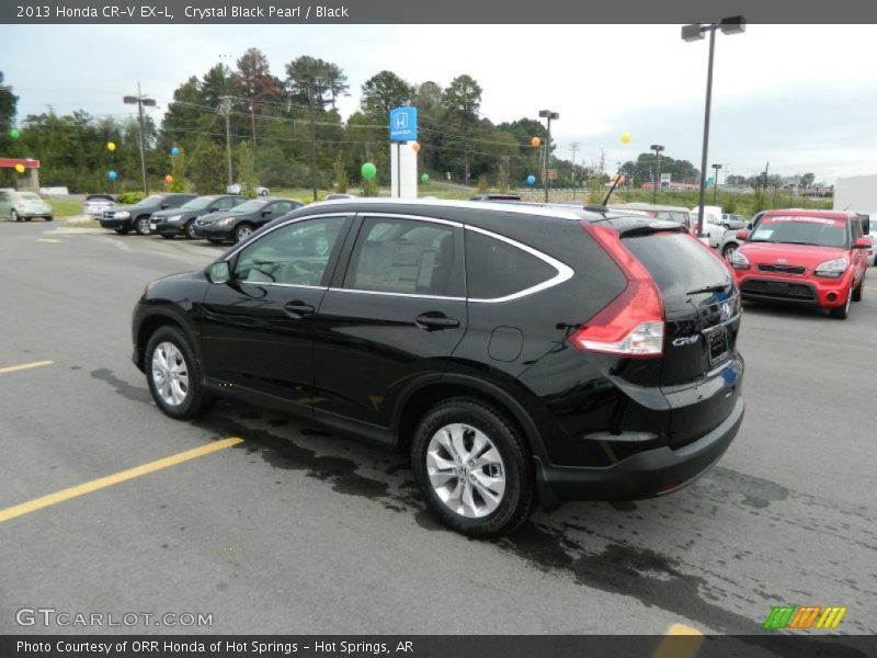 Crystal Black Pearl / Black 2013 Honda CR-V EX-L