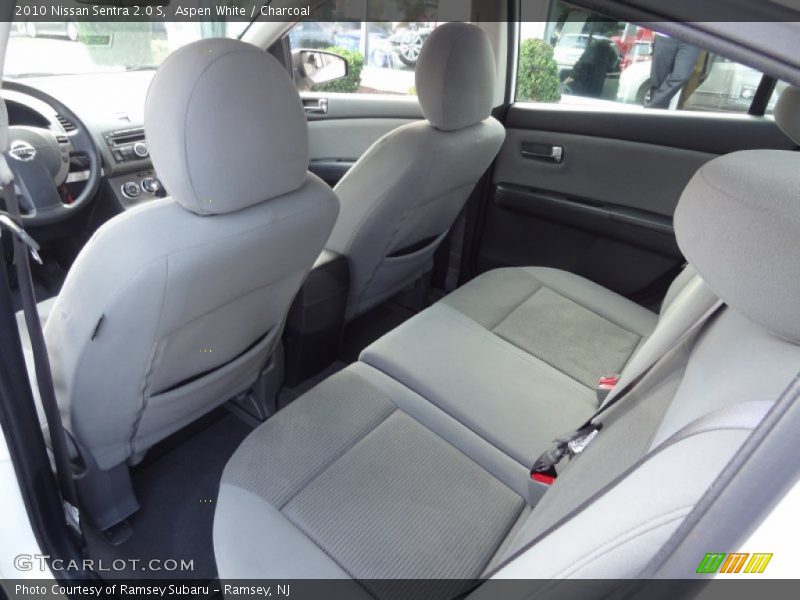 Aspen White / Charcoal 2010 Nissan Sentra 2.0 S