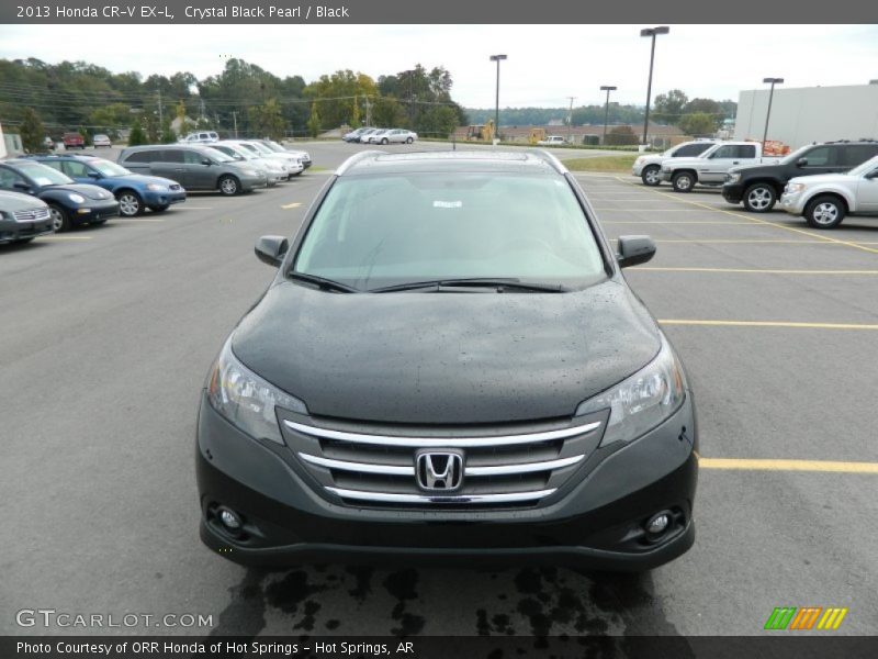 Crystal Black Pearl / Black 2013 Honda CR-V EX-L