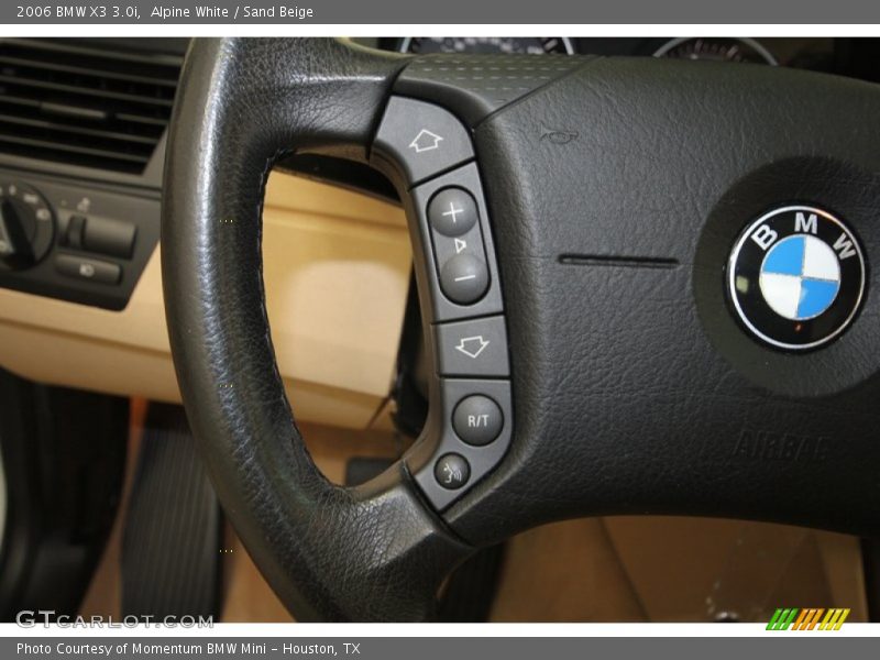 Alpine White / Sand Beige 2006 BMW X3 3.0i