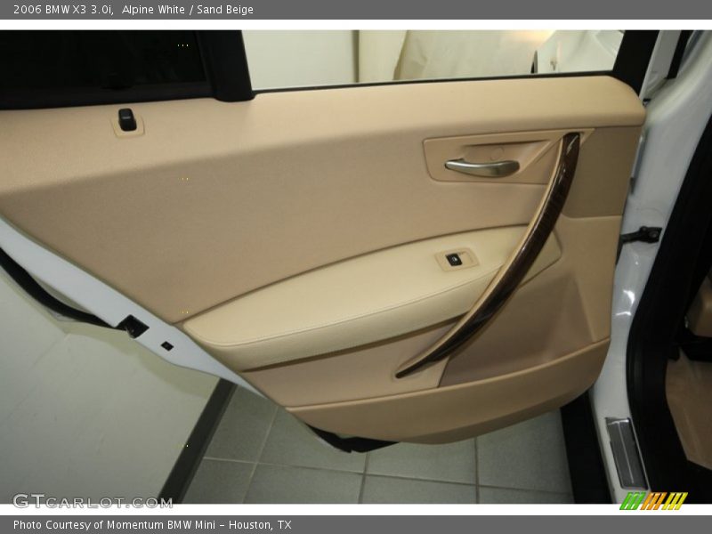Alpine White / Sand Beige 2006 BMW X3 3.0i