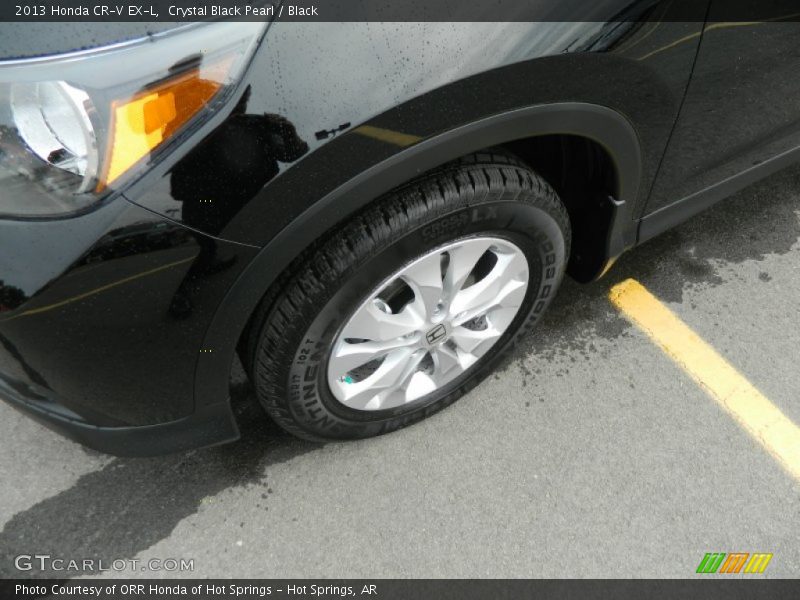 Crystal Black Pearl / Black 2013 Honda CR-V EX-L