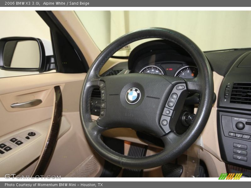 Alpine White / Sand Beige 2006 BMW X3 3.0i