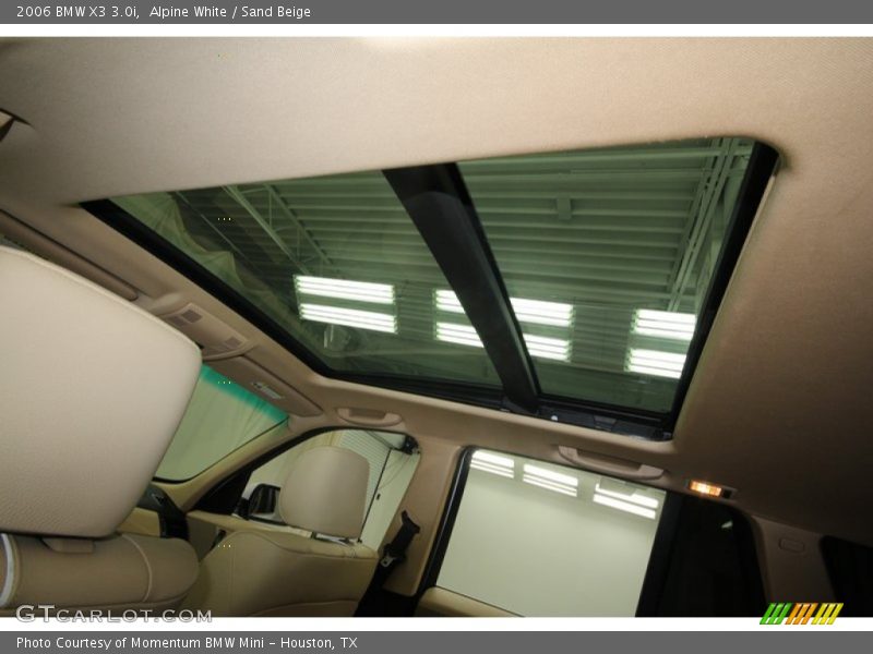 Alpine White / Sand Beige 2006 BMW X3 3.0i