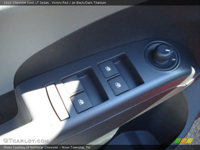 Victory Red / Jet Black/Dark Titanium 2013 Chevrolet Sonic LT Sedan