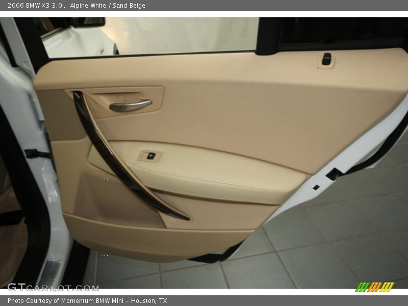 Alpine White / Sand Beige 2006 BMW X3 3.0i