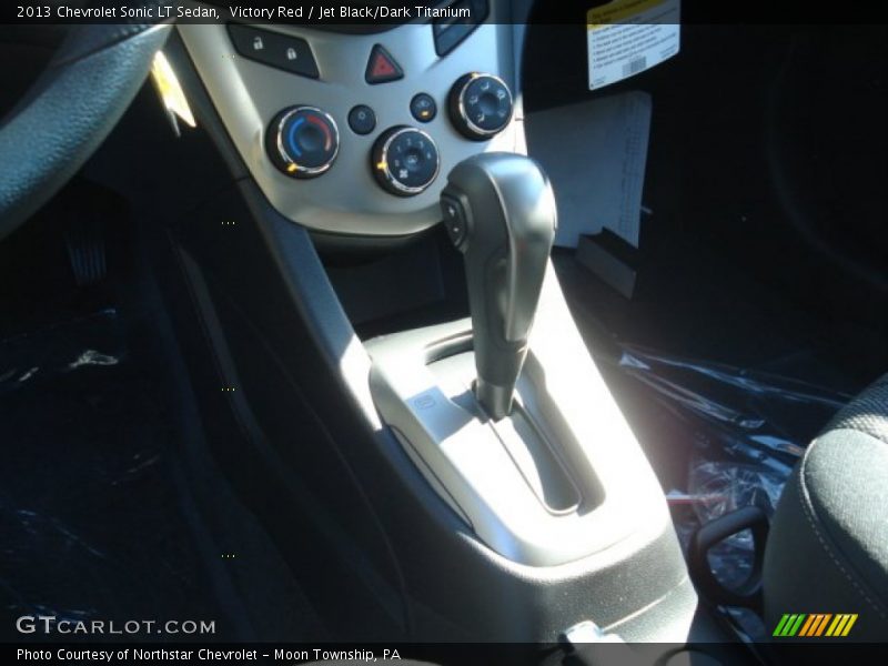 Victory Red / Jet Black/Dark Titanium 2013 Chevrolet Sonic LT Sedan