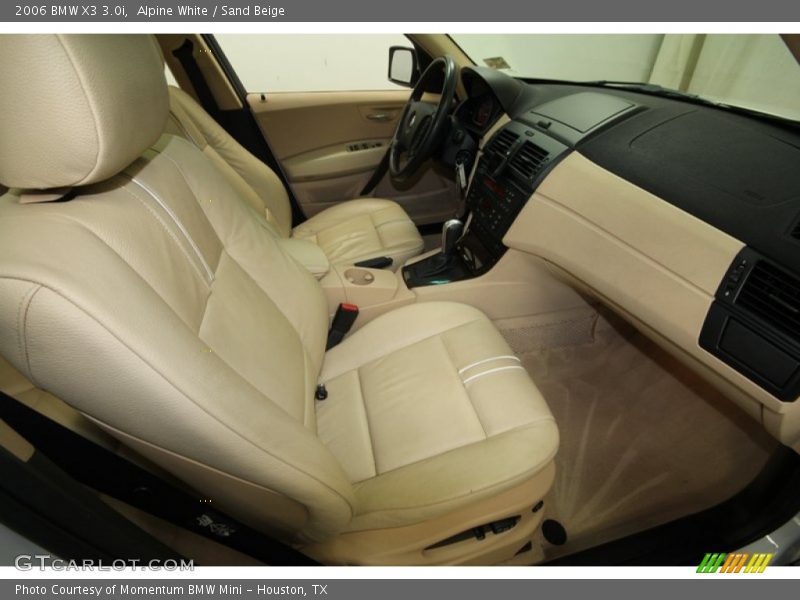 Alpine White / Sand Beige 2006 BMW X3 3.0i