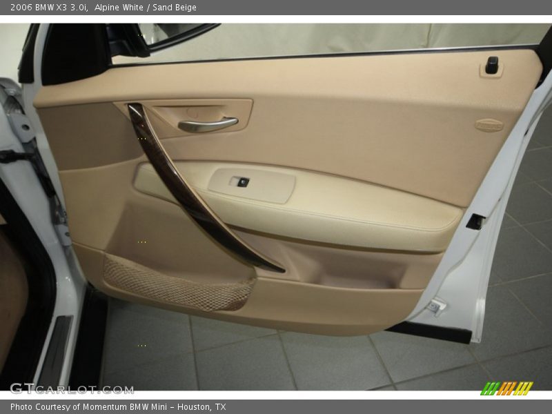 Alpine White / Sand Beige 2006 BMW X3 3.0i