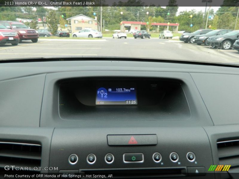 Crystal Black Pearl / Black 2013 Honda CR-V EX-L