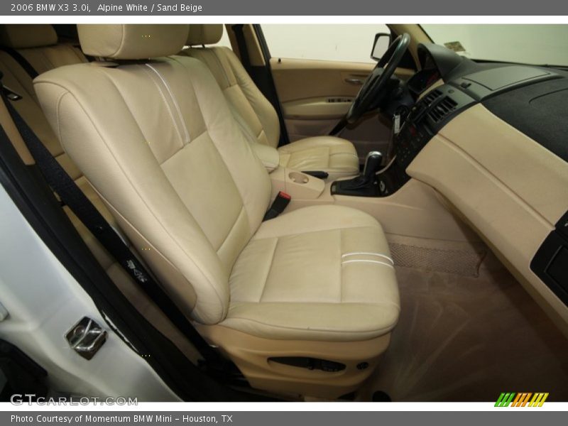 Alpine White / Sand Beige 2006 BMW X3 3.0i