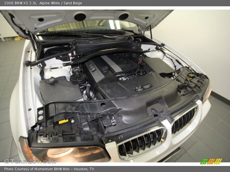 Alpine White / Sand Beige 2006 BMW X3 3.0i