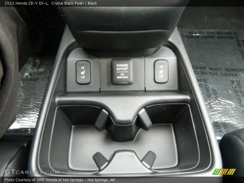 Crystal Black Pearl / Black 2013 Honda CR-V EX-L