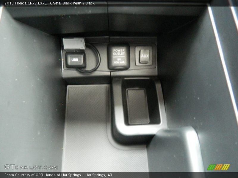 Crystal Black Pearl / Black 2013 Honda CR-V EX-L