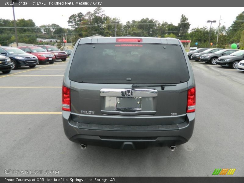 Polished Metal Metallic / Gray 2013 Honda Pilot EX-L