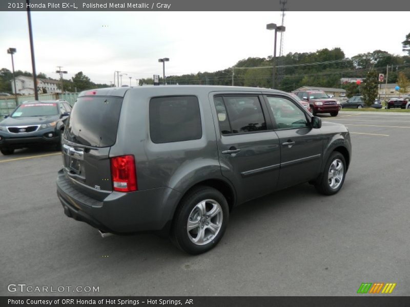 Polished Metal Metallic / Gray 2013 Honda Pilot EX-L