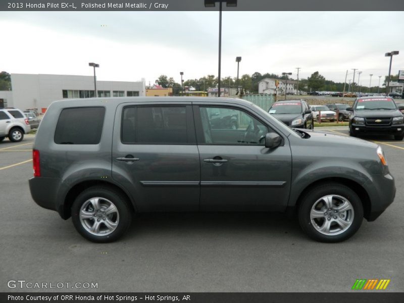 Polished Metal Metallic / Gray 2013 Honda Pilot EX-L